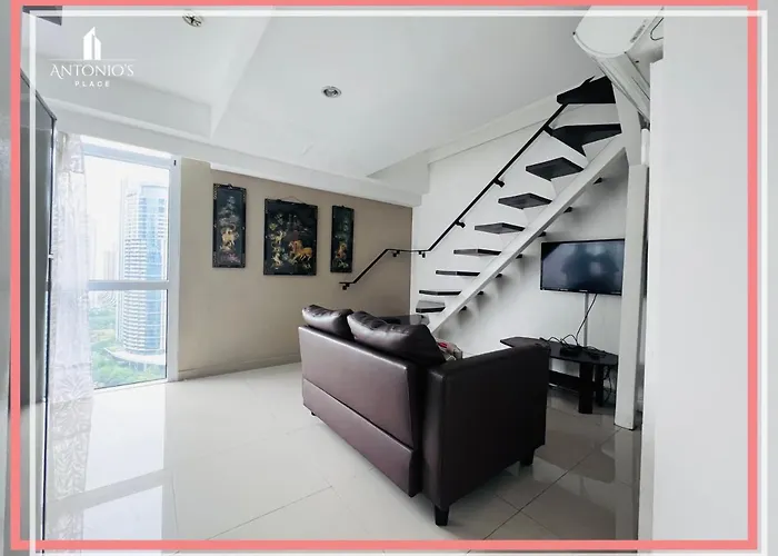 Big Windows With Full City View 2Br Loft Unit Free Wifi & Netflix At Fort Victoria Bgc